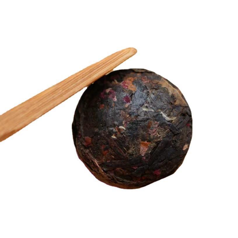 500g Healthy Natural Cooked Tea Menghai Rose-Flavored Mini Xiaotuo Pu'er Tea