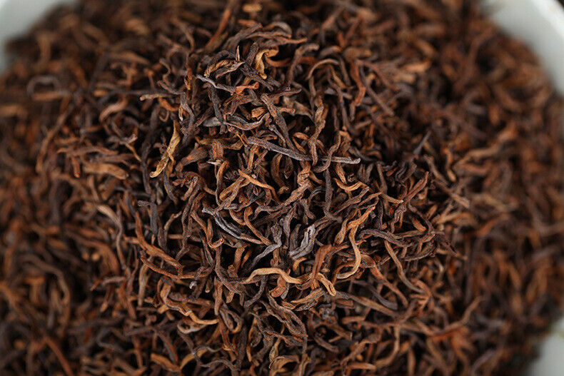 HelloYoung 500g Yunnan Pu'er Tea Menghai Spring Tea Golden Buds Ripe Tea Loose Tea