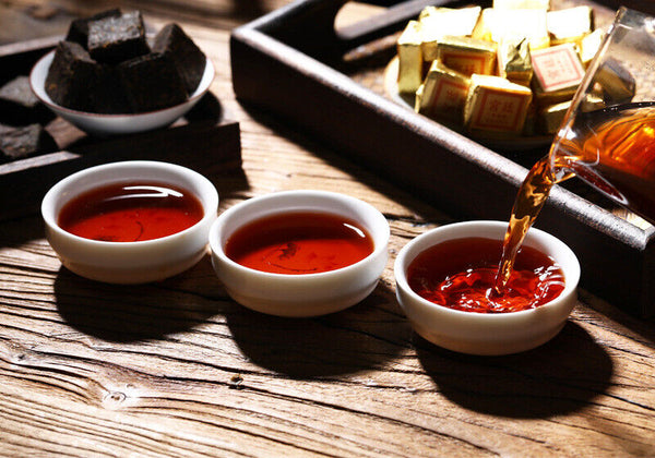 500g Yunnan Glutinous Rice Fragrant Tuo Tea Menghai Square Brick Old Pu'er Tea