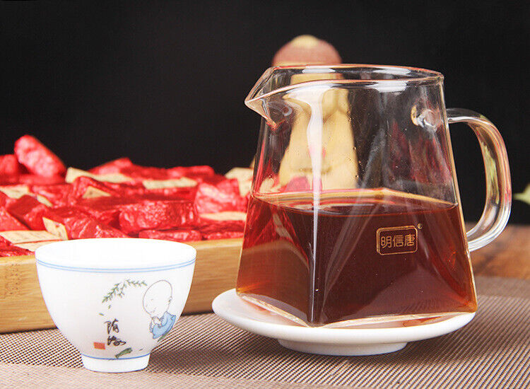 HelloYoung Square Brick Cooked Tea Black Tea Top-Grade Small Golden Brick Pu'er Tea 500g