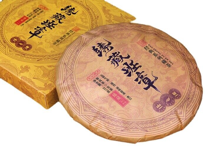 HelloYoung 357g Puerh Tea Cake Old Banzhang Tea Pu'er Cha Tea Chen Xiang Tea Gift Tea Main image