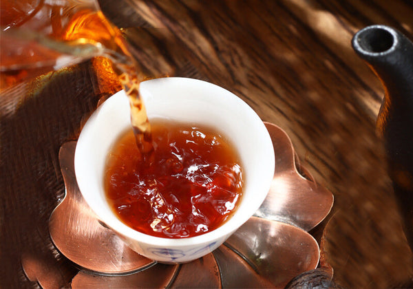 500g Yunnan Pu'er Tea Tangerine Peel Dragon Beads Xiao Tuo Old Ripe Tea Bulk
