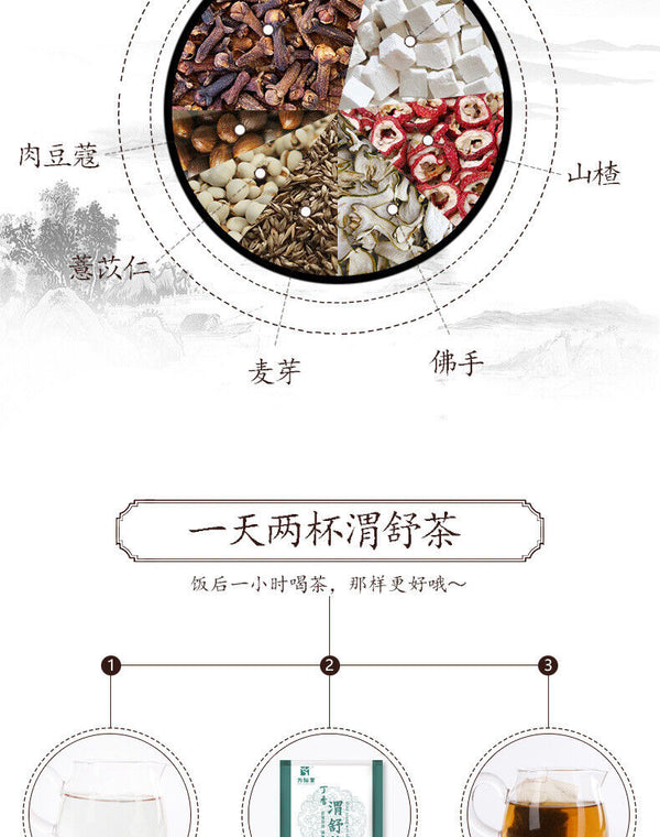 Clove Weishu Tea Yi Weitong Qiao Malt Buddha's Hand Hawthorn Nutritious Tea 80g