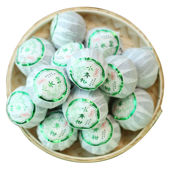 HelloYoung 500g Pu'er Ripe Tea Xinhui Xiao Qing Guan Pu'er Tea