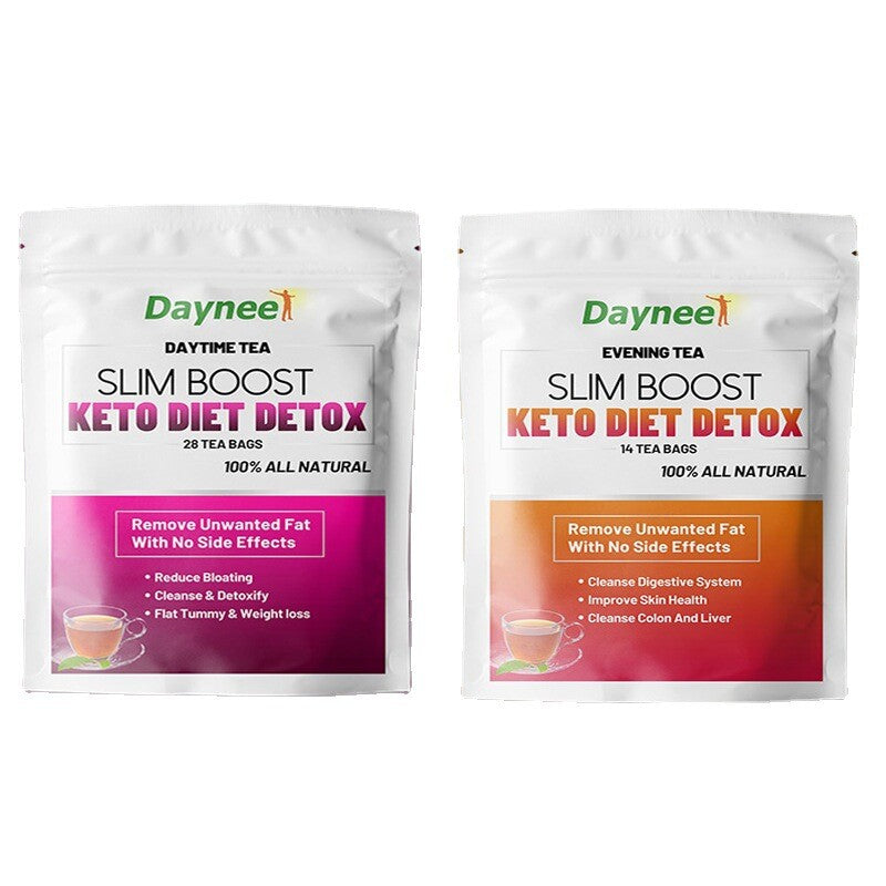 Slim Tea Boost Detox Daytime and Evening Tea for Keto Diet Weight Loss