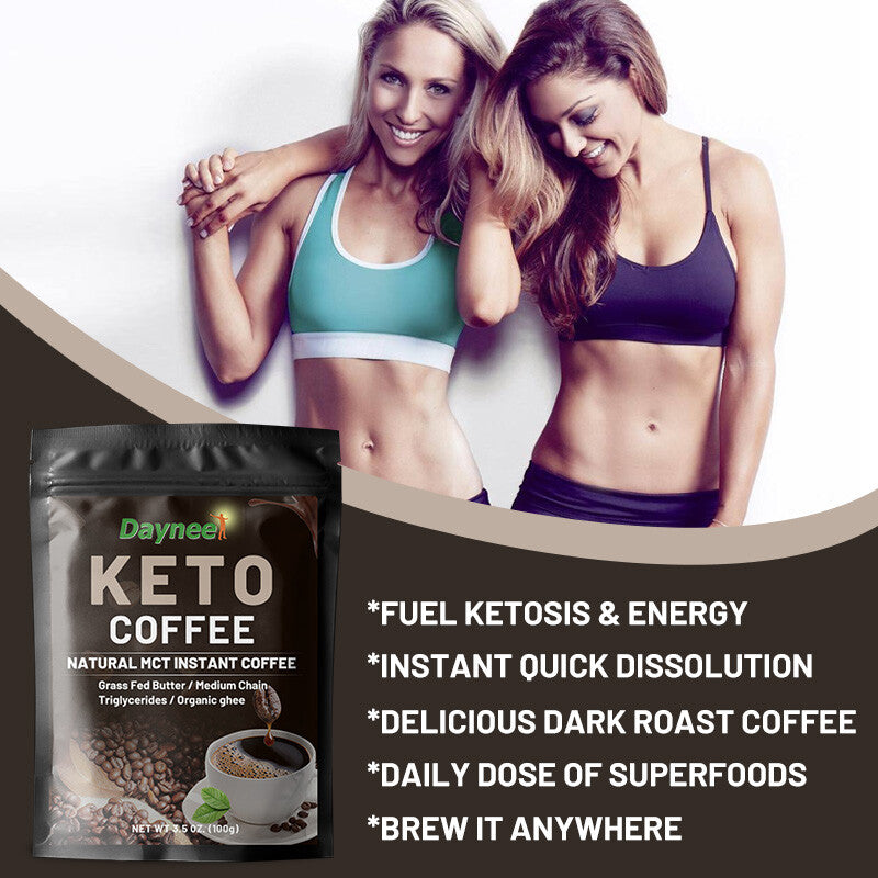 Keto Kaffee für Gewichtsverlust – Schlanker Diät Kaffee, Instant-Pulver
