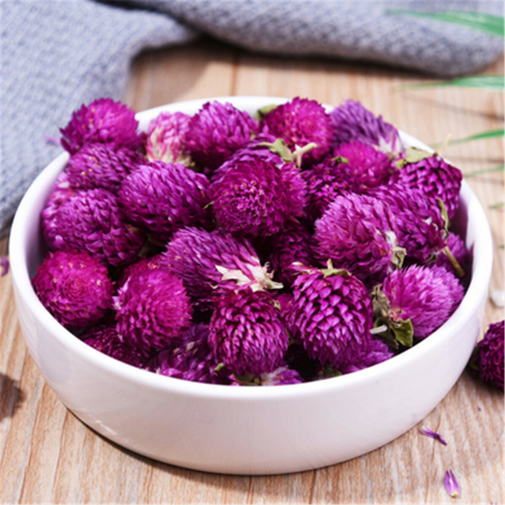 Weißer Tee Gomphrena Globosa Flower Tea Blumentee Kräutertee Drink Food