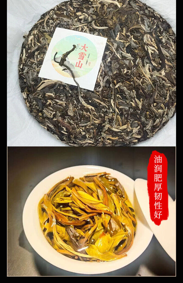 HelloYoung Yunnan Tea Mengku Daxueshan Raw Puerh Tea 357g Cake Tea