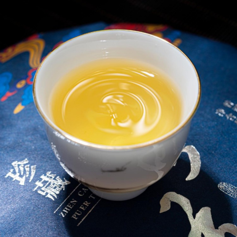 HelloYoung Bent Bow Puerh Tea Raw Tea Cake Yiwu Ancient Tree Spring Tea 357g/12.59oz