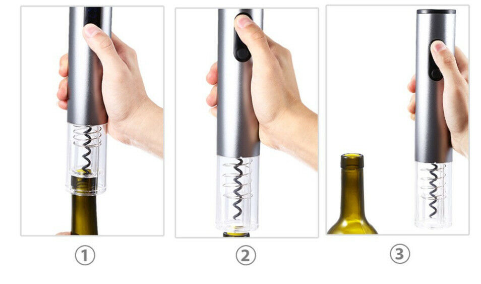 Wine Bottle Opener Aluminum Alloy Electric Wine Corkscrew Automatic Accessories