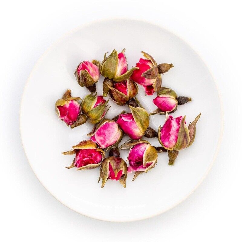 Yunnan Jin Bian Golden Edge Rose Buds Herbal Tea Tin 50/100g