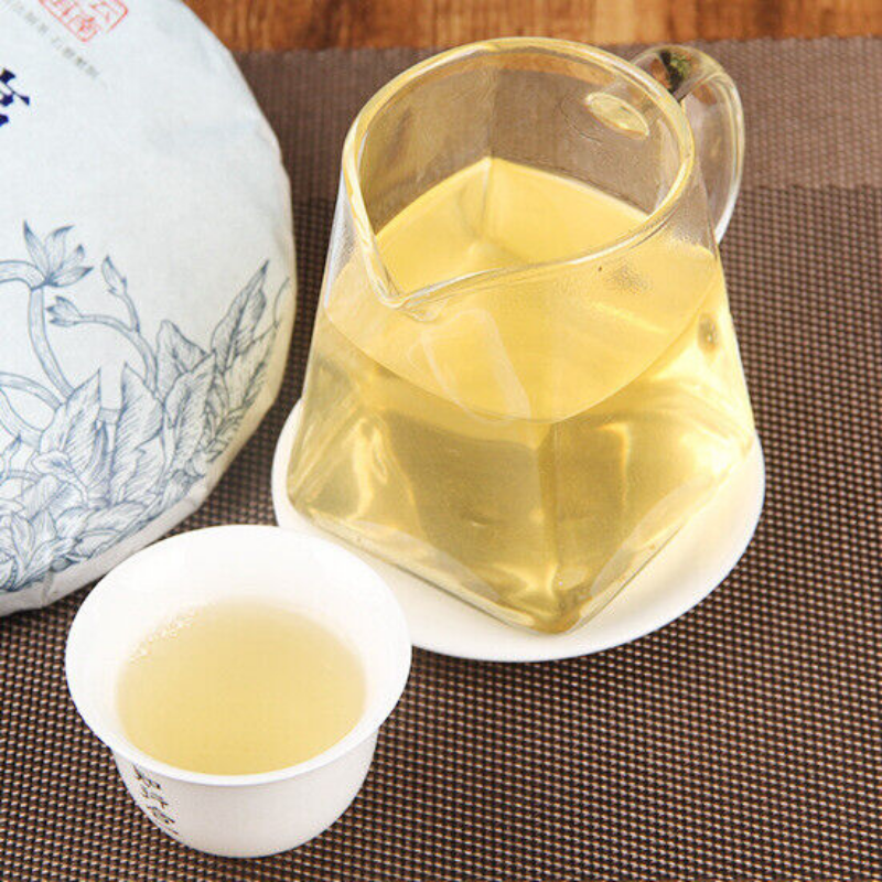 357g High Quality Black Tea Yunnan Menghai Pu'er Tea Large Leaf Cha Tea Cake