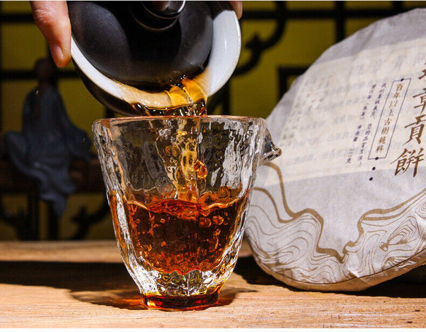 HelloYoung Puerh Ripe Tea Old Banzhang Ripe Tea Cake 357g Pu'er Tea Yunnan Pu'er Tea Cake