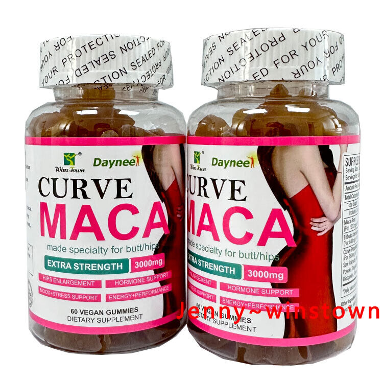 Curve Maca Gummies  3g* 60 pcs/bottle Butt Enhancement Gummy
