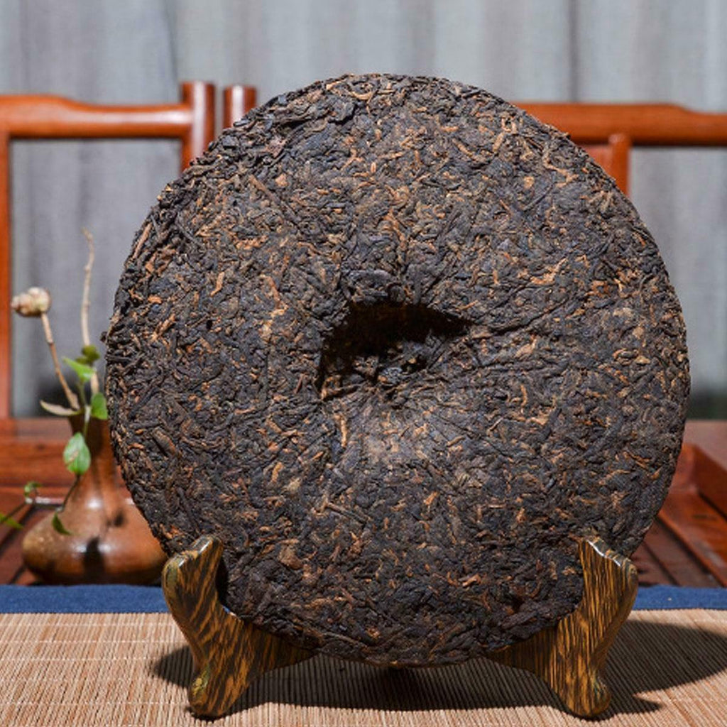 HelloYoung 357g Top Grade Ripe Pu erh Tea Yunnan Palace Tea Collection Puer Cooked Tea Cake