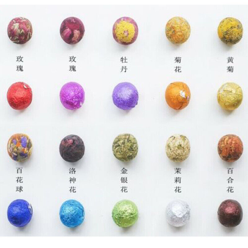 HelloYoung 500g 10 Kinds Chinese Mix Blooming Tea Balls Flowers Premium Flowering Tea Buds