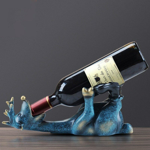 Wine Bottle Shelf Resin Drunk Deer Wine Rack Wine Holder Home Decoration Crafts