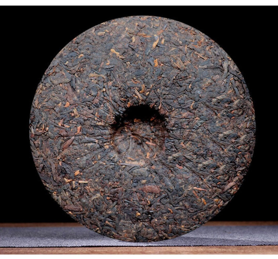 Jingmai Yunnan Ripe Pu-erh Tea Cake 357g 2019 Aged King of Tea Six-Tile