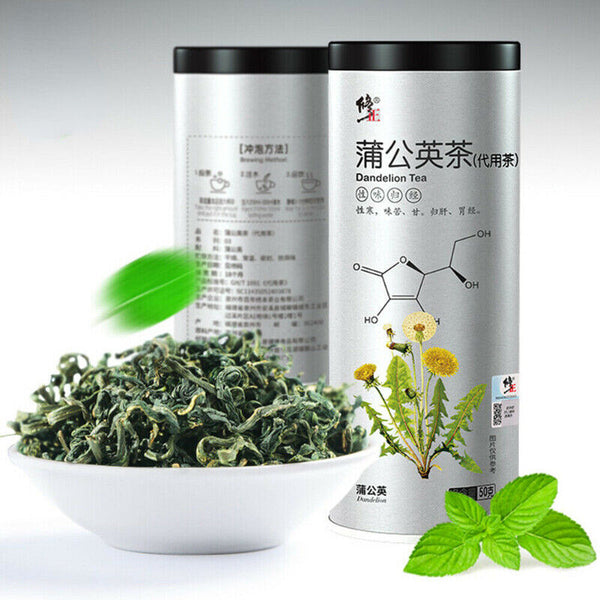 HelloYoung Dandelion Tea Chinese Dandelion Herbal Tea Natural and Healthy 蒲公英茶 手工炒制叶通婆婆丁茶