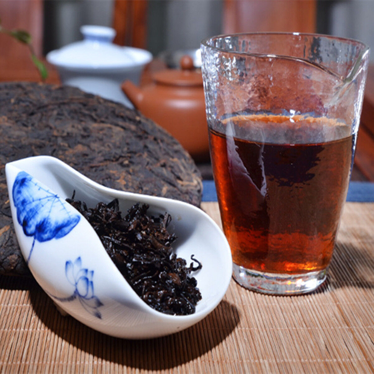 Ripe Pu-erh Tea 357g Oldest Puer Tea Tree Puerh Tea Black Tea Cooked Pu-erh Tea Main image