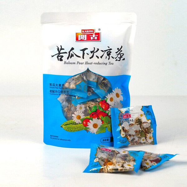 HelloYoung Eight Treasures Bitter Melon Fire Herbal Tea Flower Herb Health Care Bag Tea115g