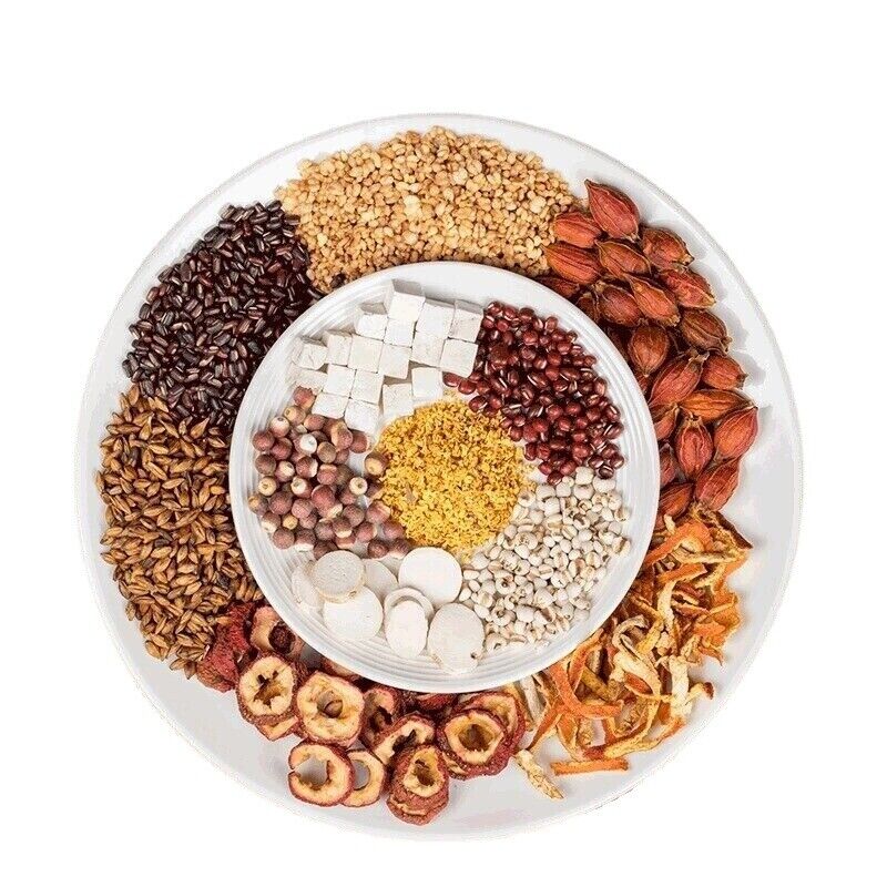 HelloYoung 12 Kinds of Herbal Medicine Red Adzuki Coix Barley Tea Health Care Tea Bag 100g Main image