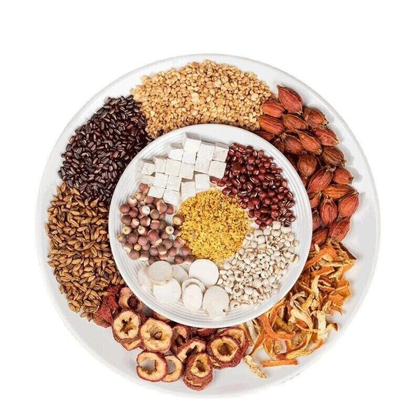 HelloYoung 12 Kinds of Herbal Medicine Red Adzuki Coix Barley Tea Health Care Tea Bag 100g
