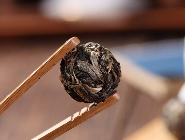 HelloYoung 500g 8g/pc Icelandic Dragon Pearl Pu-erh Raw Tea Handmade Dragon Pearl Tuocha