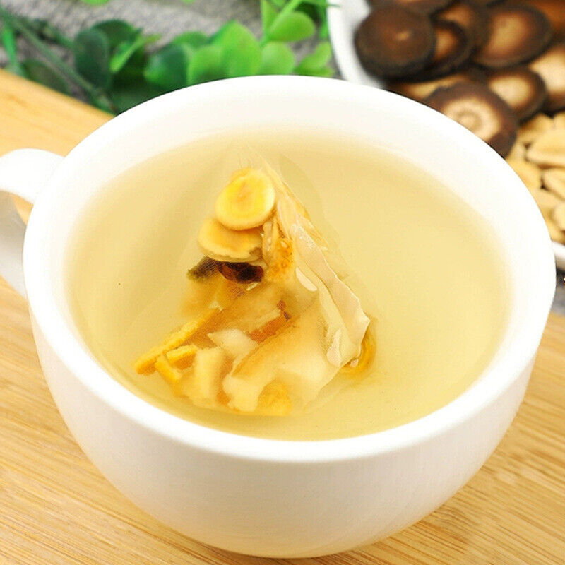Tangerine Peel Monk Fruit Herbal Tea 12x10 Pyramid Bags Natural Blend Main image
