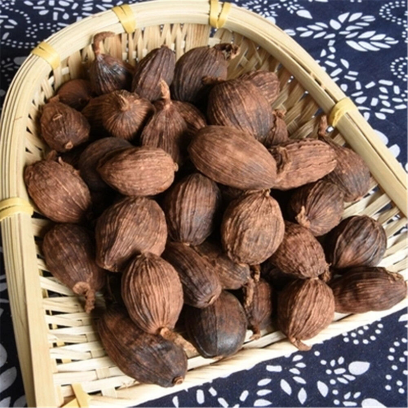 Natural Dried Amomum Costatum Black Cardamom (Tsaoko Sha Ren) Organic herb