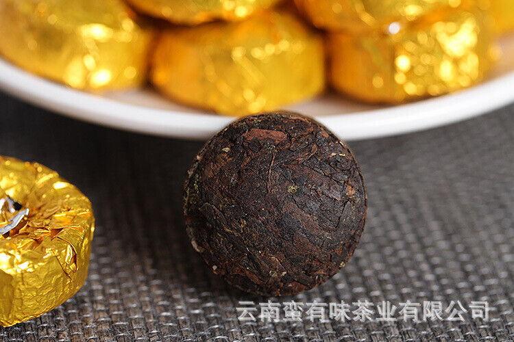 HelloYoung 500g Yunnan Pu'er Tea Leaves Glutinous Small Golden Tuo Mini Small Tuo Tea