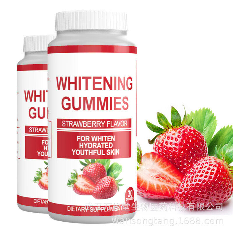 Whitening Gummies 3g*30 capsules Slimming Candy Strawberry Flavor