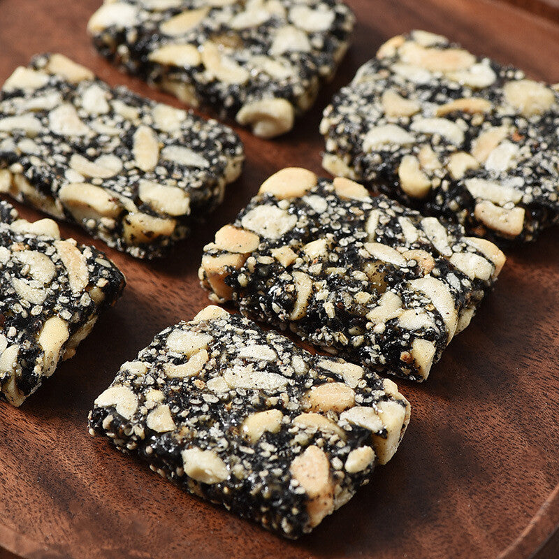 Original Low-sugar Sesame Peanut Halva 500g Handmade Black Sesame Candy Snack