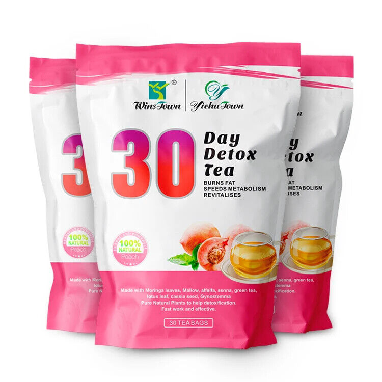 30 Day Detox Slimming Tea Peach Fruit Tea Bags Flat Tummy Tea Shaped Skinny Main image