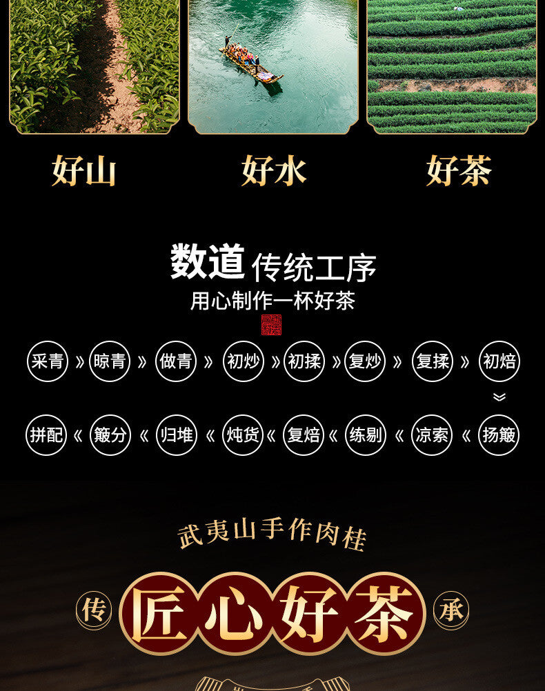 Bulk Oolong Tea 128g Fujian Wuyi Mountain Dahongpao Cinnamon Narcissus Tea