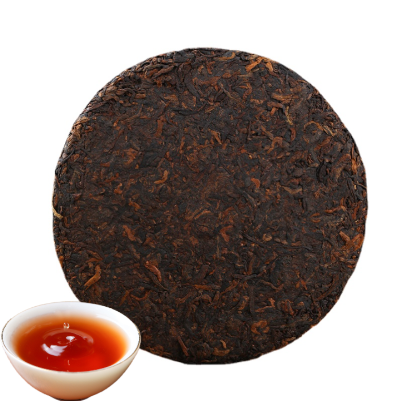 HelloYoung Yunnan Pu'er Tea Ripe Tea Palace Tribute Cake 357g Cake Tea Palace Big Bud