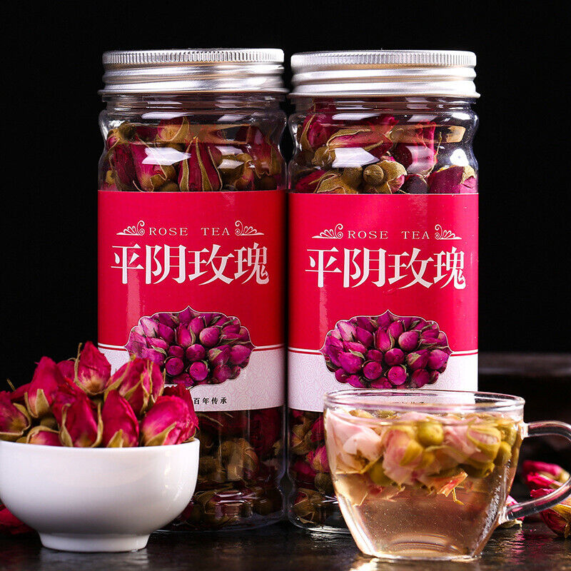 HelloYoung Rose Herbal Tea Weight Loss Healthy Drink Chinese Healthy Flower Herbal Tea 50g Secondary image
