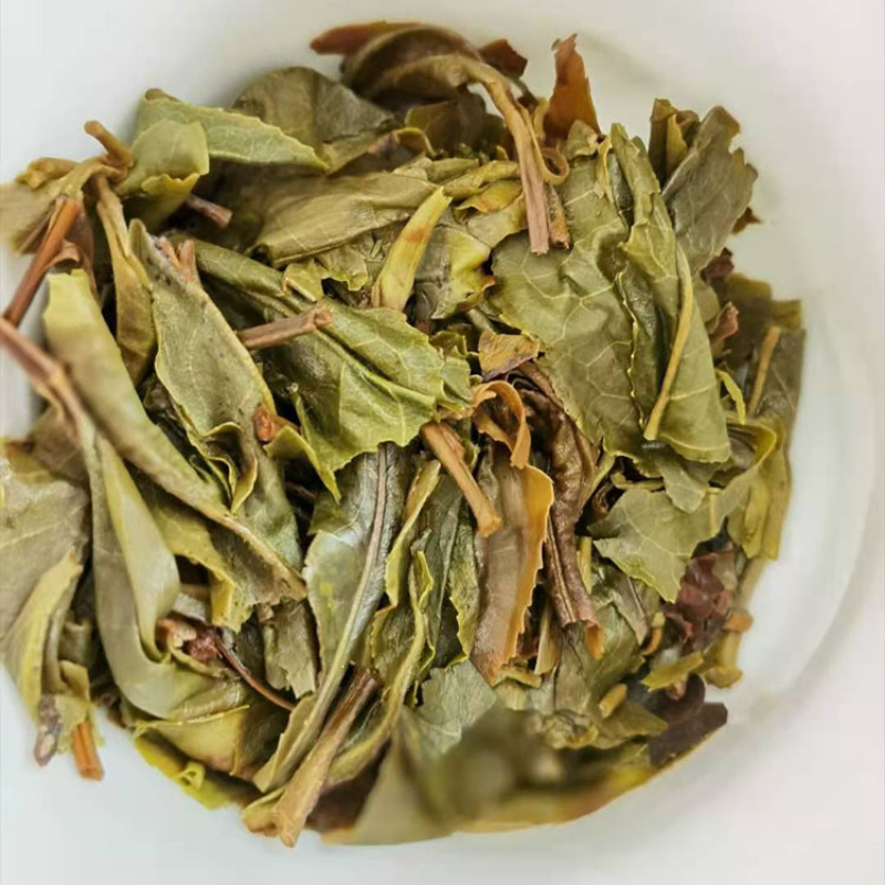 HelloYoung Golden Brick Ancient Tree Golden Leaf Pinghe Ancient Tree Tea Pu-erh Tea Raw Pu