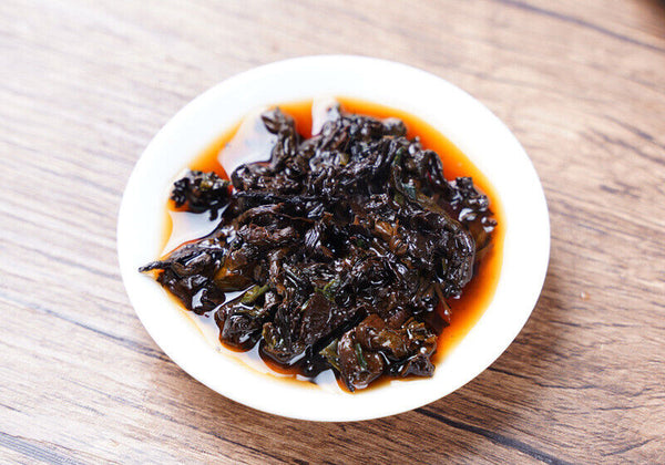 500G Yunnan Pu'er Tea Glutinous Aroma Xiao Tuo Tea Strong Aroma  Aged Ripe Tea