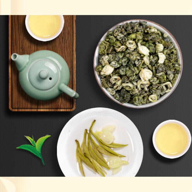 HelloYoung 100% Organic Premium Authentic Jasmine Flower Tea 250g Chinese Ecology Green Tea Secondary image