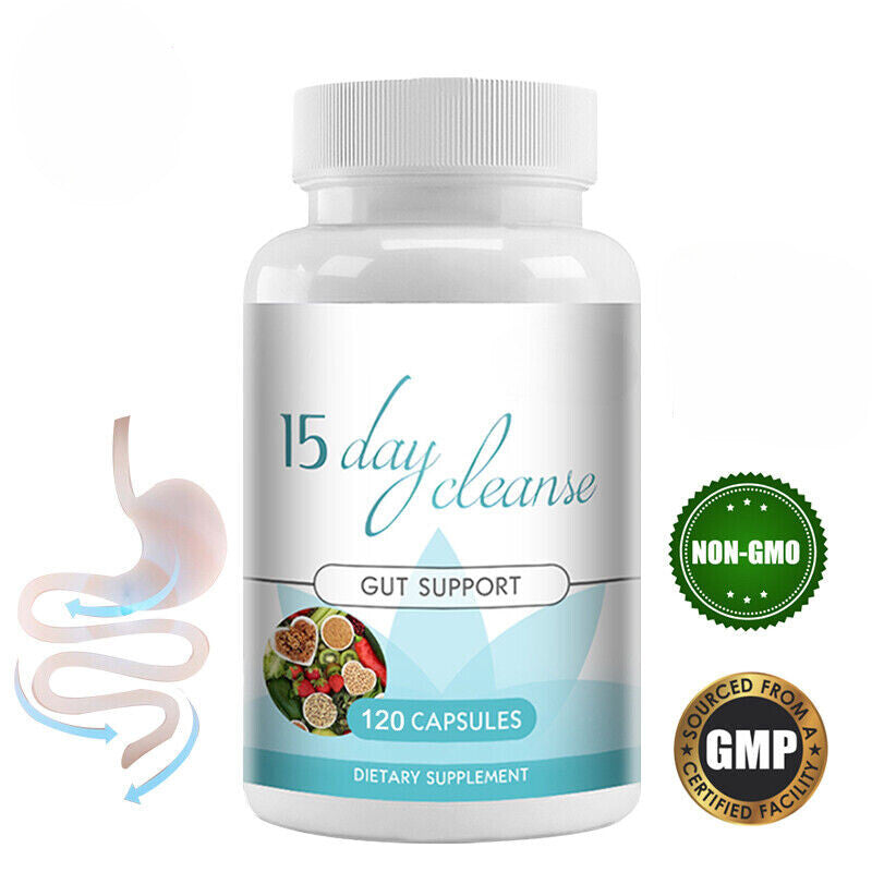 15 Day Cleanse Colon Cleansing Capsules Gut and Colon Support  30 Capsules Secondary image
