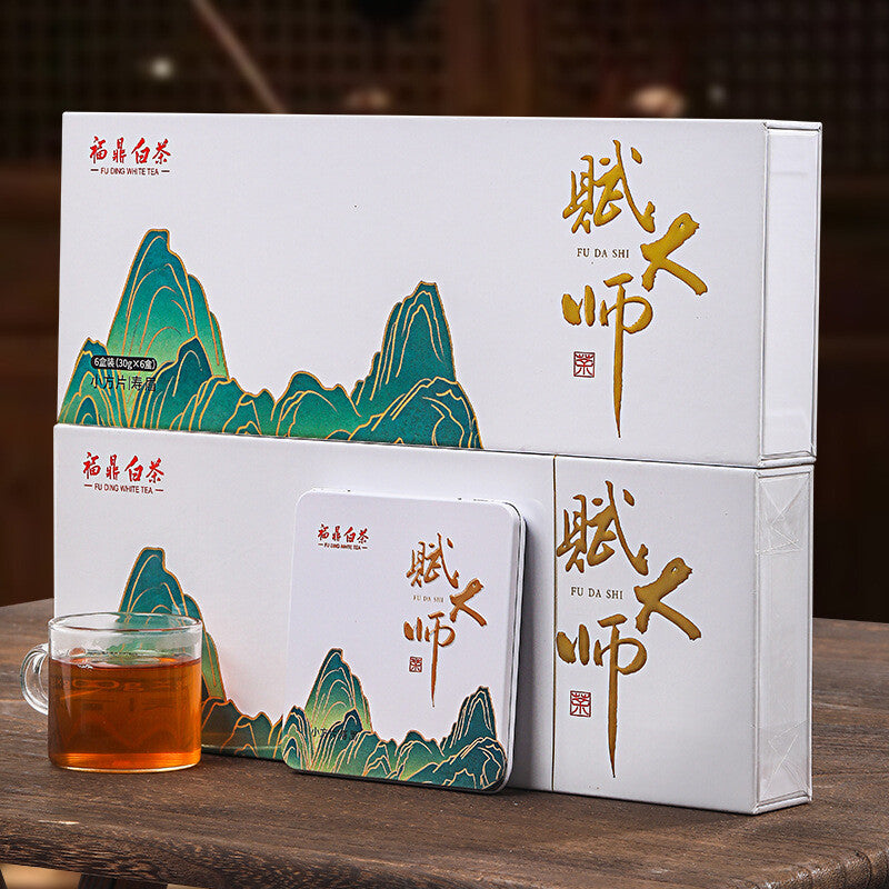 Fuding White Tea 2014 Aged Shou Mei Tea Gift Set Old White Tea 180g Secondary image