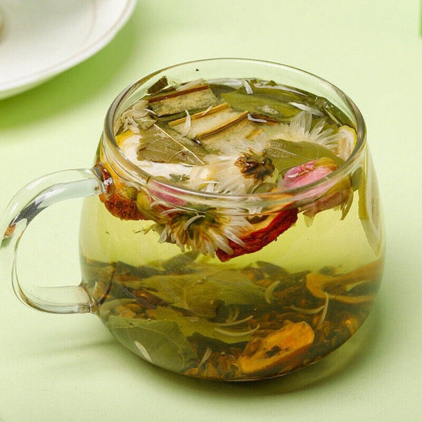 Summer Detox Tea Lemon Rose Lotus Leaf Cassia Seed Blend 20 Bags