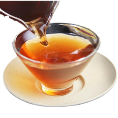 0g Yiwu Ripe Pu'er Tea Cake, Yunnan Orchid Fragrance - Premium Tea