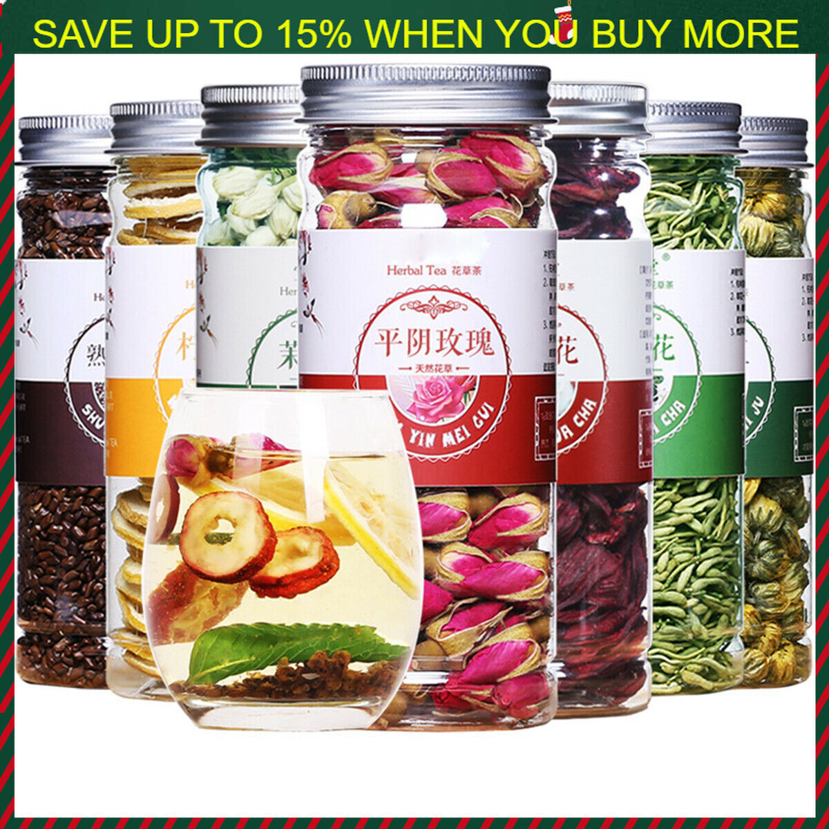 Flower Fruit Tea Herbs Tea All Natural Tea Herbal Floral Tea Fruit Tea Samplers