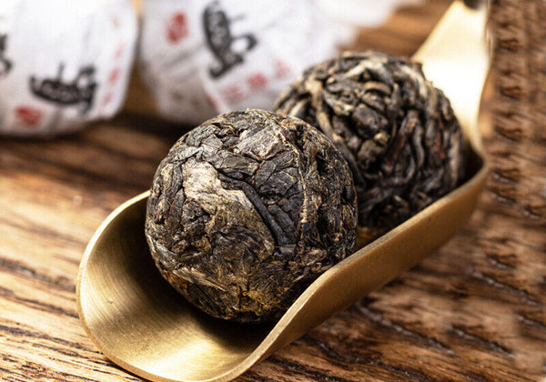 500g Yunnan Pu'er Raw Tea Dragon Pearl Tea Lincang Iceland Raw/ripe Pu'er Tea