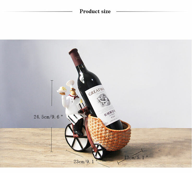 Wine Rack Wine Bottle Wine Stand Holder Home Hotel Chef Resin Wine Display Shelf