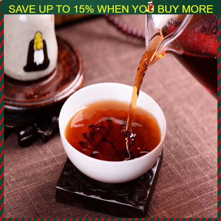 Top Grade Puer Tea Ripe Yunnan Qizi Cake Organic Old Tree Pu-erh Tea Cooked 357g Main image