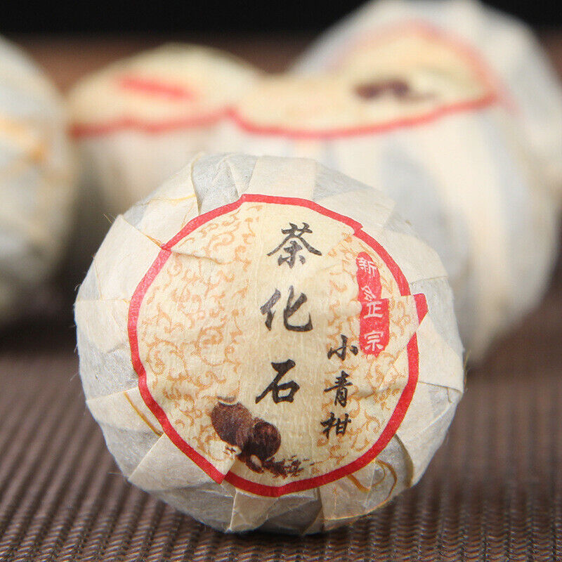 HelloYoung Pu-Erh Tea Crushed Stone Tea Little Green Mandarin Pu'er Tea 500g Tangerine Peel