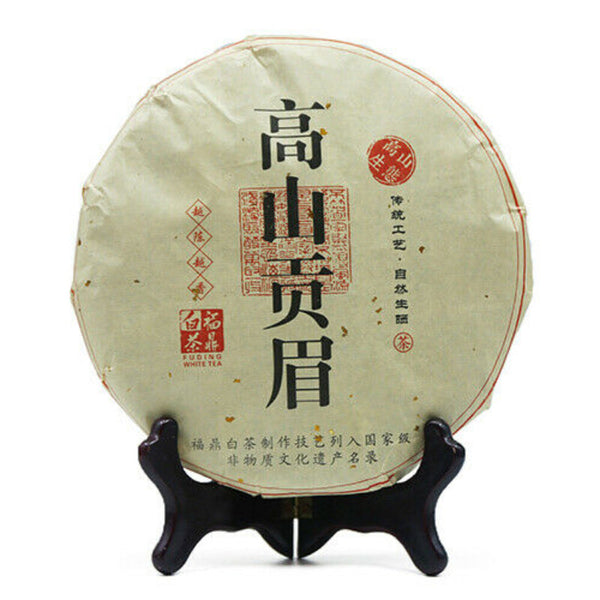 Chinese Fuding White Tea 350g High Mountain Gong Mei Shou Mei White Tea Cake